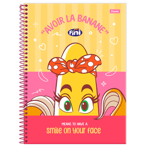 Caderno Universitario 1x1 80 Fls C.D. Foroni - Fini 8